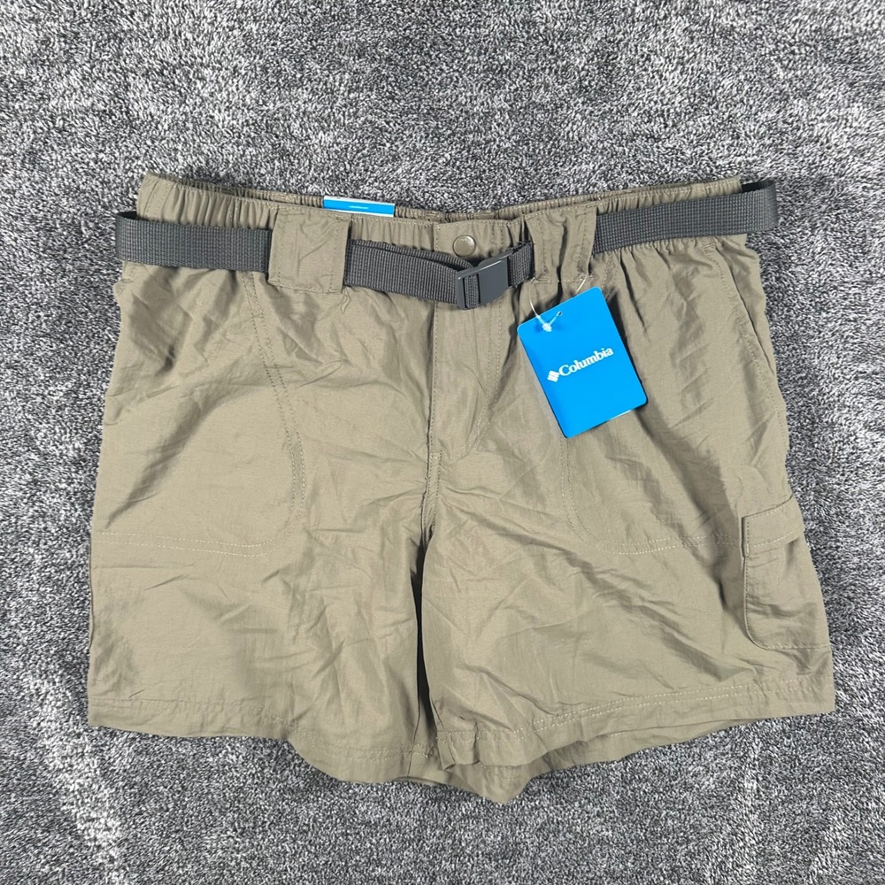 Columbia Cargo Short Womens M Sandy River Fossil Khaki Brown Hiking NEW